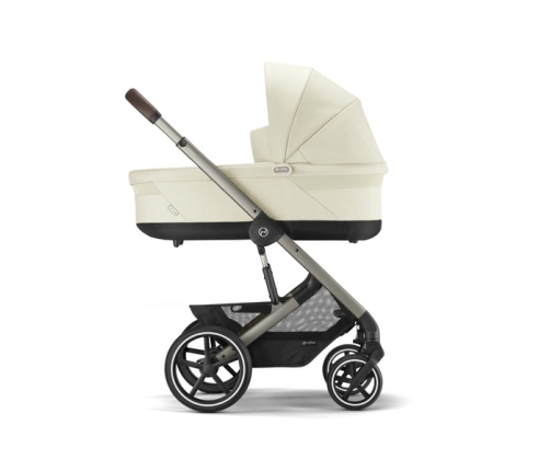 Cybex Balios S Lux Seashell Beige + Aton S2 I-Size Детская Коляска 3 в 1