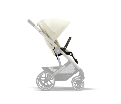 Cybex Balios S Lux Seashell Beige + Aton S2 I-Size Bērnu Ratiņi 3in1