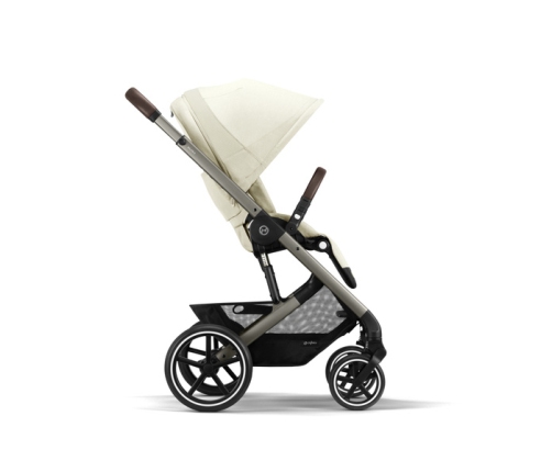 Cybex Balios S Lux Seashell Beige + Aton S2 I-Size Детская Коляска 3 в 1