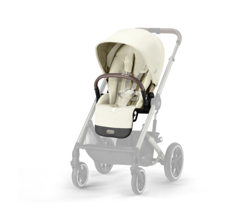 Cybex Balios S Lux Seashell Beige + Aton S2 I-Size Bērnu Ratiņi 3in1