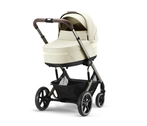 Cybex Balios S Lux Seashell Beige + Aton S2 I-Size Детская Коляска 3 в 1