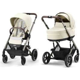 Cybex Balios S Lux Seashell Beige Bērnu Ratiņi 2in1