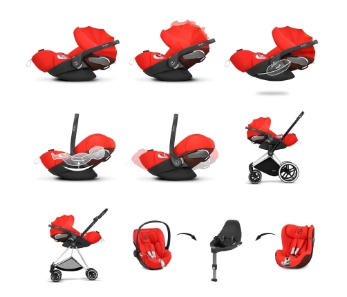 Cybex Cloud Z I-Size Autumn Gold Plus Bērnu Autokrēsls 0-13 kg