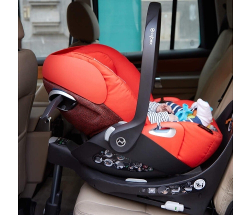 Cybex Cloud Z I-Size + ISOFIX Base Autumn Gold Bērnu Autokrēsls 0-13 kg