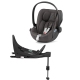 Cybex Cloud Z I-Size + ISOFIX Base Manhattan Grey Plus Bērnu Autokrēsls 0-13 kg