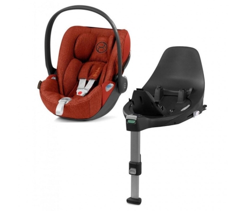 Cybex Cloud Z I-Size + ISOFIX Base Plus Autumn Gold Bērnu Autokrēsls 0-13 kg