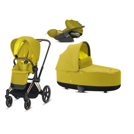 Cybex e-Priam 2.0 + Cloud Z I-size Mustard Yellow Bērnu Ratiņi 3in1