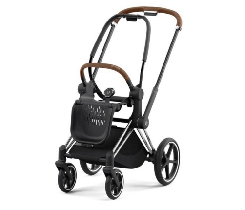 Cybex e-Priam Anna K Chrome brown frame Bērnu Ratiņi 2in1