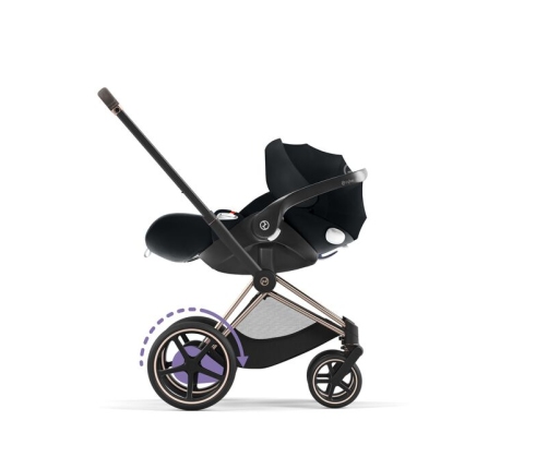 Cybex e-Priam Autumn Gold Chrome black frame Kulbu Rati