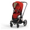 Cybex e-Priam Autumn Gold Rosegold frame Pastaigu Ratiņi