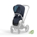 Cybex e-Priam Dark Navy Eco/ Conscious Chrome black frame Прогулочная Коляска