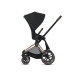 Cybex e-Priam Dark Navy Eco/ Conscious Chrome brown frame Pastaigu Ratiņi