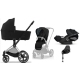 Cybex e-Priam Deep Black Chrome black frame Детская Коляска 4 в 1