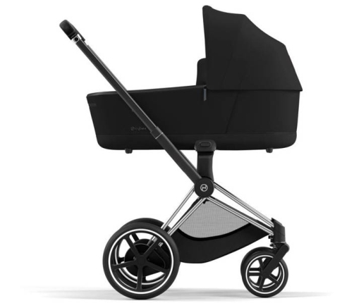 Cybex e-Priam Deep Black Chrome black frame Коляска с Люлькой