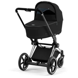 Cybex e-Priam Deep Black Chrome black frame Kulbu Rati