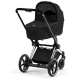 Cybex e-Priam Deep Black Chrome black frame Kulbu Rati