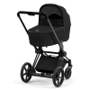 Cybex e-Priam Deep Black Matt black frame Kulbu Rati