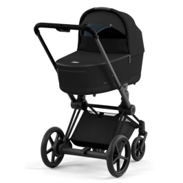 Cybex e-Priam Deep Black Matt black frame Коляска с Люлькой