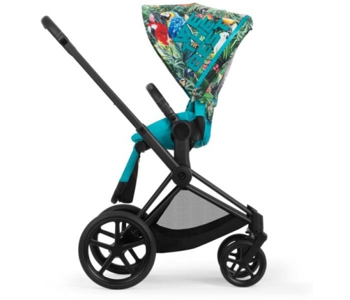 Cybex e-Priam Dj Khaled Chrome black frame Pastaigu Ratiņi