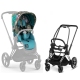 Cybex e-Priam Dj Khaled Chrome black frame Pastaigu Ratiņi