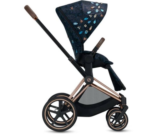 Cybex e-Priam Jewels of Nature Rosegold frame Bērnu Ratiņi 4in1