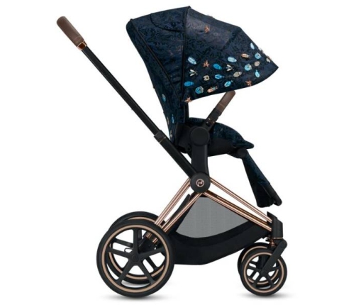 Cybex e-Priam Jewels of Nature Rosegold frame Bērnu Ratiņi 4in1