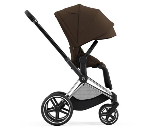 Cybex e-Priam Khaki Brown Chrome black frame Bērnu Ratiņi 4in1