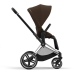 Cybex e-Priam Khaki Brown Chrome black frame Bērnu Ratiņi 4in1