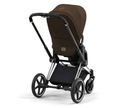 Cybex e-Priam Khaki Brown Chrome black frame Bērnu Ratiņi 4in1