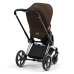 Cybex e-Priam Khaki Brown Chrome black frame Bērnu Ratiņi 4in1