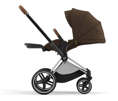 Cybex e-Priam Khaki Brown Chrome brown frame Детская Коляска 4 в 1