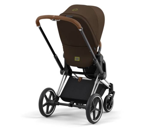 Cybex e-Priam Khaki Brown Chrome brown frame Детская Коляска 4 в 1