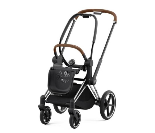 Cybex e-Priam Khaki Brown Chrome brown frame Bērnu Ratiņi 4in1