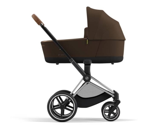 Cybex e-Priam Khaki Brown Chrome brown frame Bērnu Ratiņi 4in1