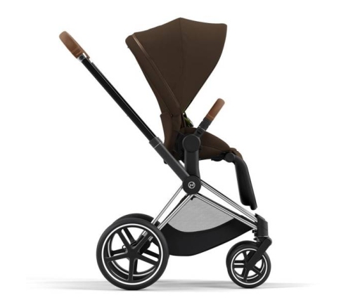 Cybex e-Priam Khaki Brown Chrome brown frame Детская Коляска 4 в 1