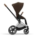 Cybex e-Priam Khaki Brown Chrome brown frame Bērnu Ratiņi 4in1