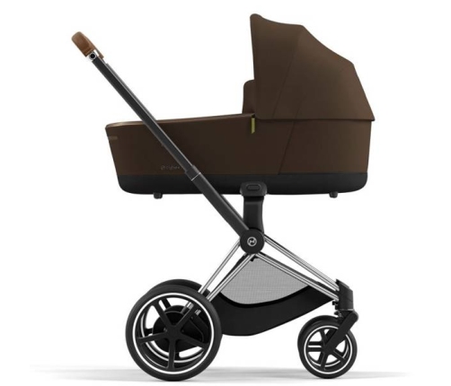 Cybex e-Priam Khaki Brown Chrome brown frame Коляска с Люлькой