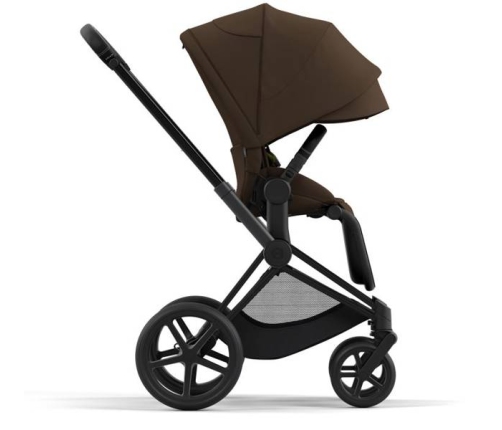 Cybex e-Priam Khaki Brown Matt black frame Pastaigu Ratiņi