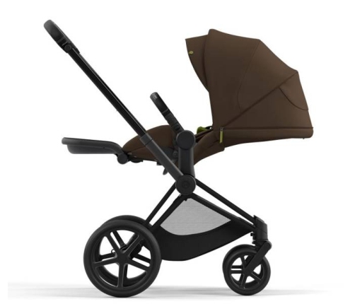 Cybex e-Priam Khaki Brown Matt black frame Pastaigu Ratiņi