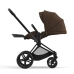 Cybex e-Priam Khaki Brown Matt black frame Pastaigu Ratiņi