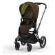 Cybex e-Priam Khaki Brown Matt black frame Прогулочная Коляска