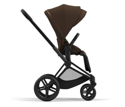 Cybex e-Priam Khaki Brown Matt black frame Pastaigu Ratiņi