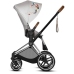 Cybex e-Priam Koi Crystallized Chrome brown frame Прогулочная Коляска