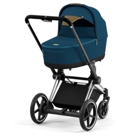 Cybex e-Priam Mountain Blue Chrome black frame Kulbu Rati