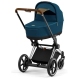 Cybex e-Priam Mountain Blue Chrome brown frame Kulbu Rati