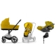 Cybex e-Priam Mustard Yellow Chrome black frame Bērnu Ratiņi 4in1