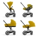 Cybex e-Priam Mustard Yellow Chrome black frame Bērnu Ratiņi 4in1