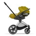 Cybex e-Priam Mustard Yellow Chrome black frame Bērnu Ratiņi 4in1