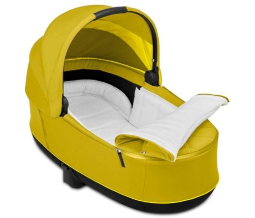 Cybex e-Priam Mustard Yellow Chrome black frame Kulbu Rati