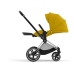 Cybex e-Priam Mustard Yellow Chrome black frame Pastaigu Ratiņi